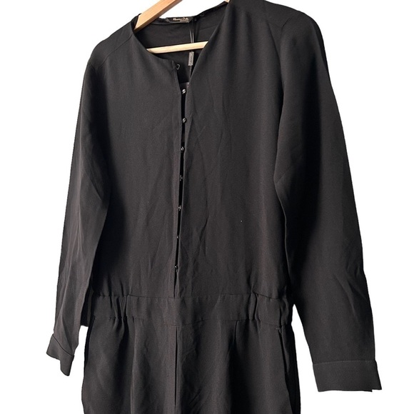 Massimo Dutti Pants - Massimo Dutti Collarless Jumpsuit